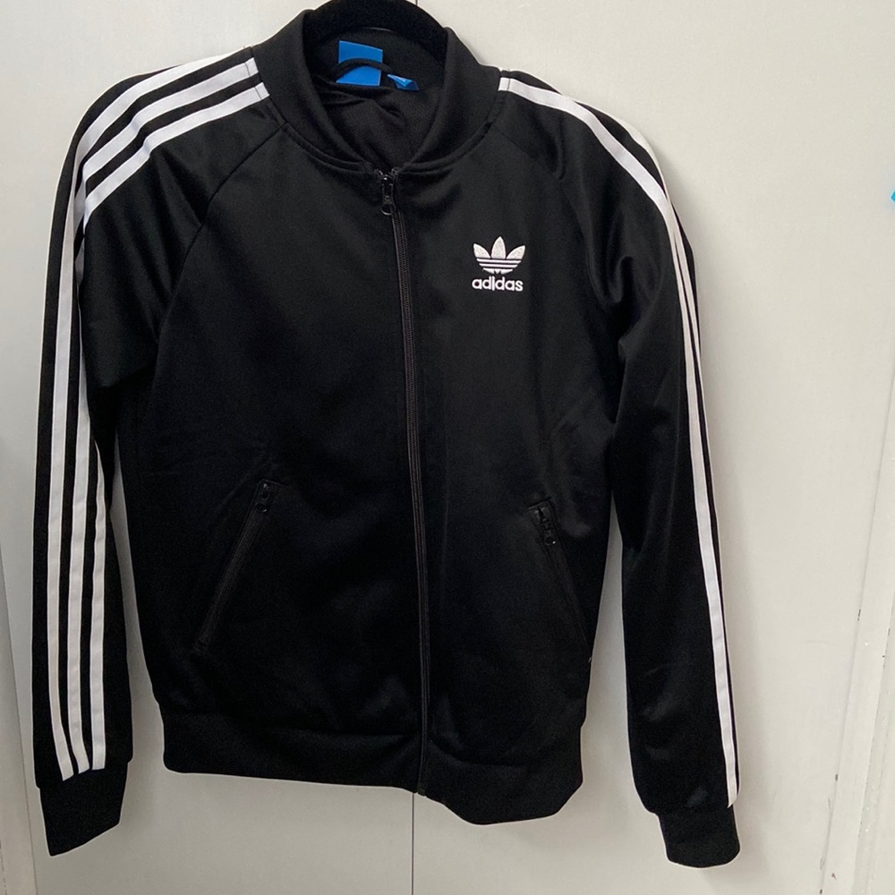 Adidas track zipper